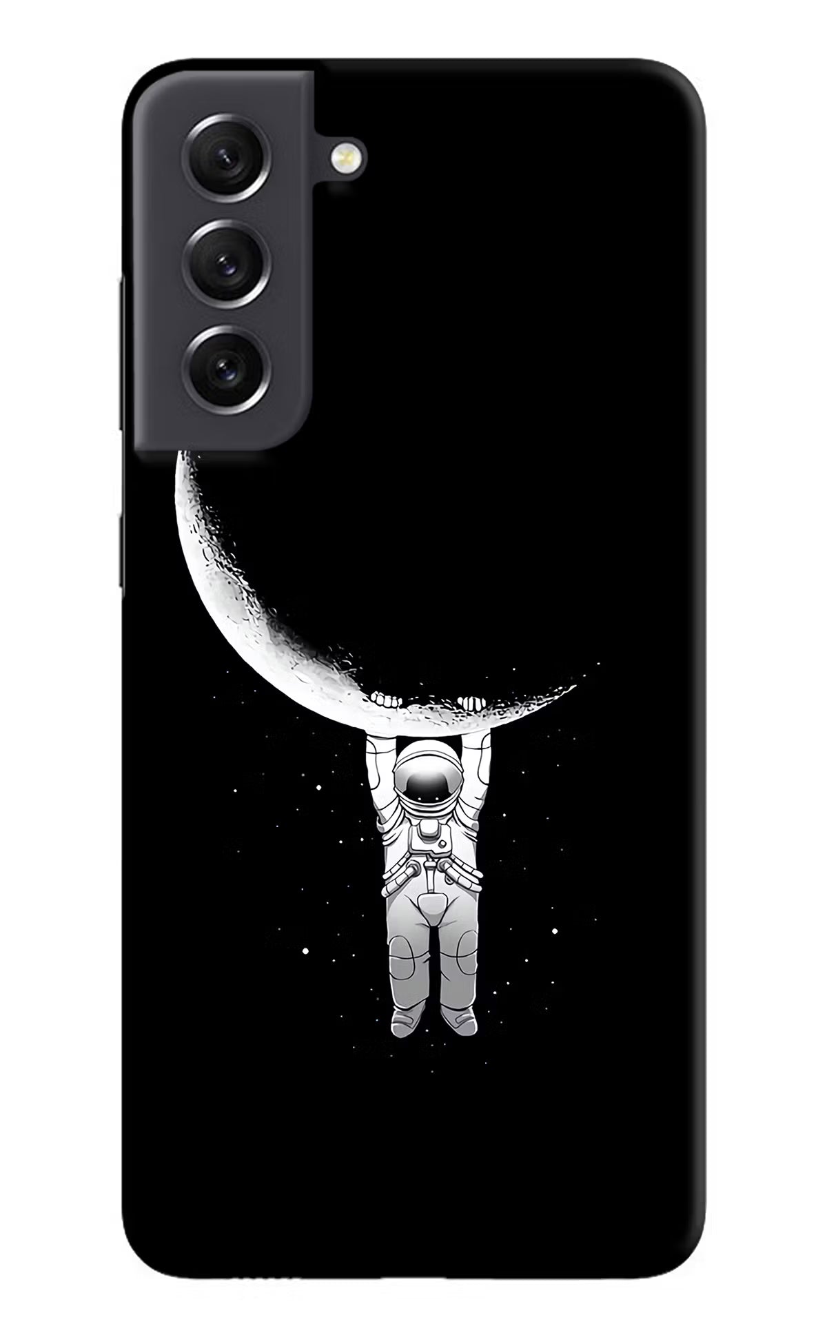 Moon Space Samsung S21 FE 5G Hard Case Back Cover by Casekaro