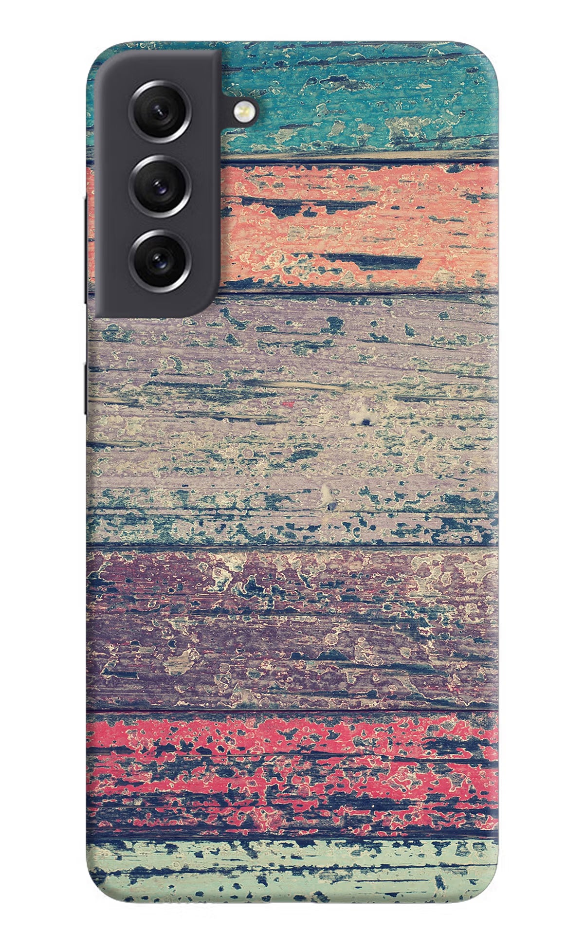 Colourful Wall Samsung S21 FE 5G Hard Case Back Cover by Casekaro