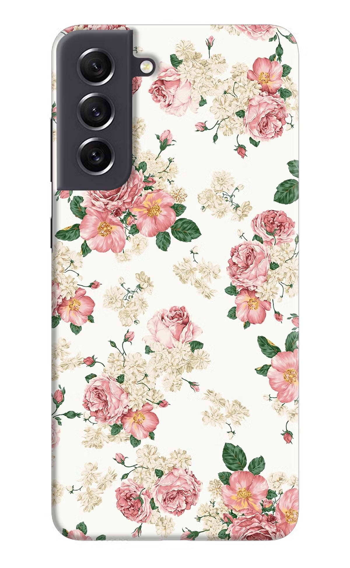 Flowers Samsung S21 FE 5G Hard Case Back Cover by Casekaro