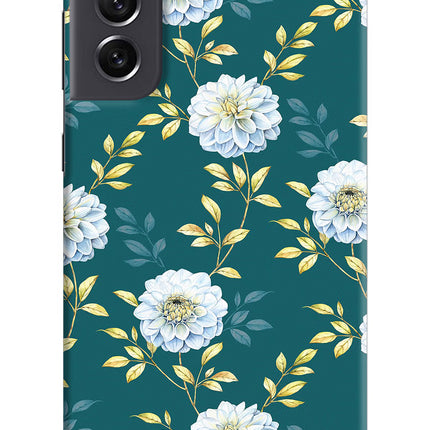 Flowers Samsung S21 FE 5G Hard Case Back Cover by Casekaro