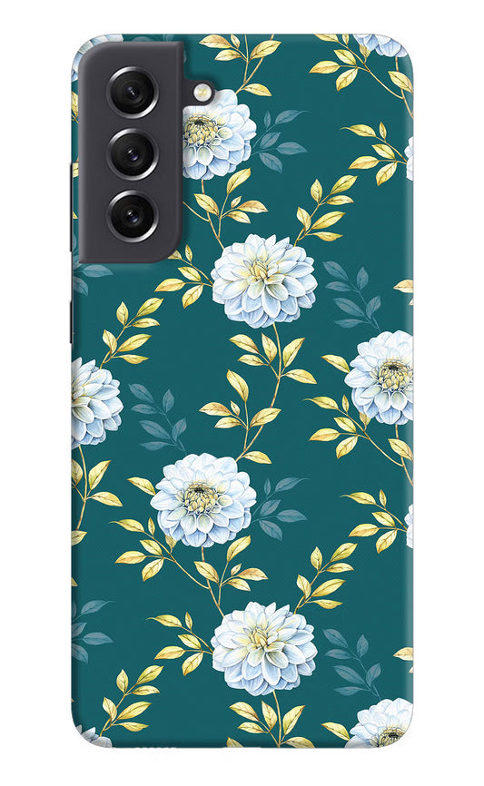 Flowers Samsung S21 FE 5G Hard Case Back Cover by Casekaro