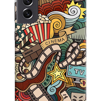 Cinema Abstract Samsung S21 FE 5G Hard Case Back Cover by Casekaro