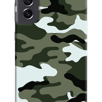 Camouflage Samsung S21 FE 5G Hard Case Back Cover by Casekaro