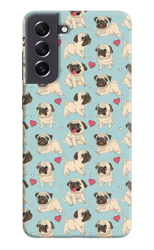 Pug Dog Samsung S21 FE 5G Hard Case Back Cover by Casekaro