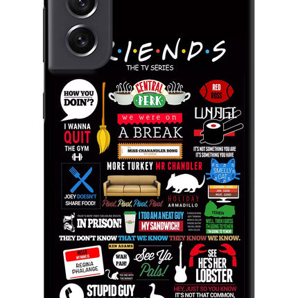 FRIENDS Samsung S21 FE 5G Hard Case Back Cover by Casekaro