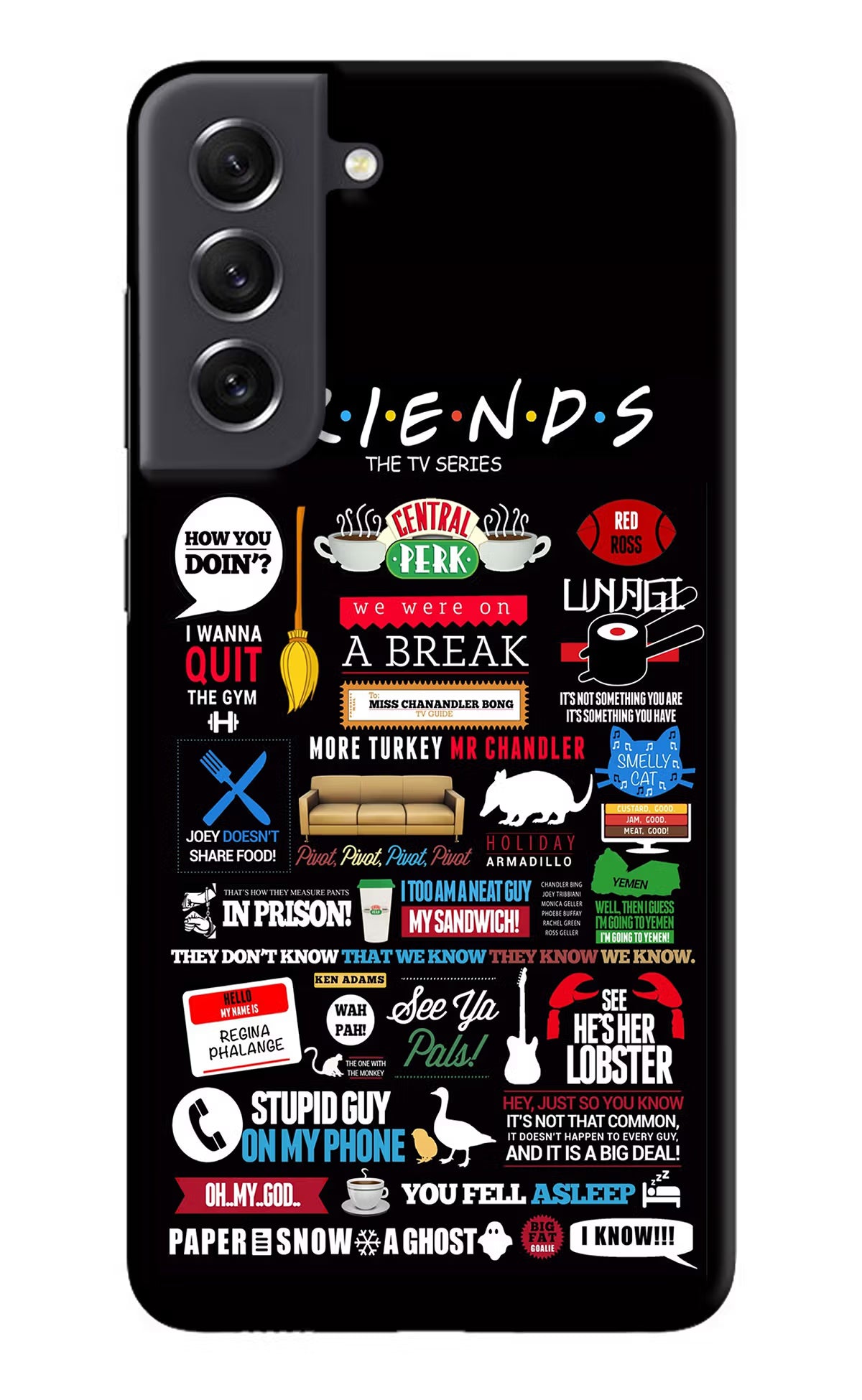 FRIENDS Samsung S21 FE 5G Hard Case Back Cover by Casekaro