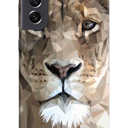 Lion Art Samsung S21 FE 5G Hard Case Back Cover by Casekaro