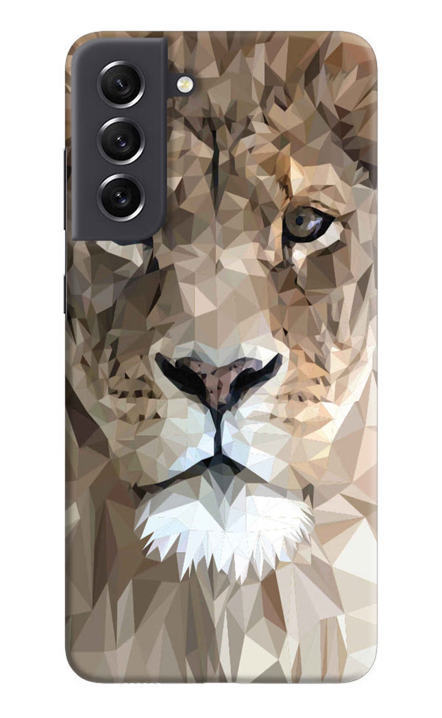 Lion Art Samsung S21 FE 5G Hard Case Back Cover by Casekaro
