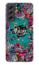 Music Graffiti Samsung S21 FE 5G Hard Case Back Cover by Casekaro