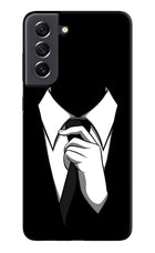 Black Tie Samsung S21 FE 5G Hard Case Back Cover by Casekaro