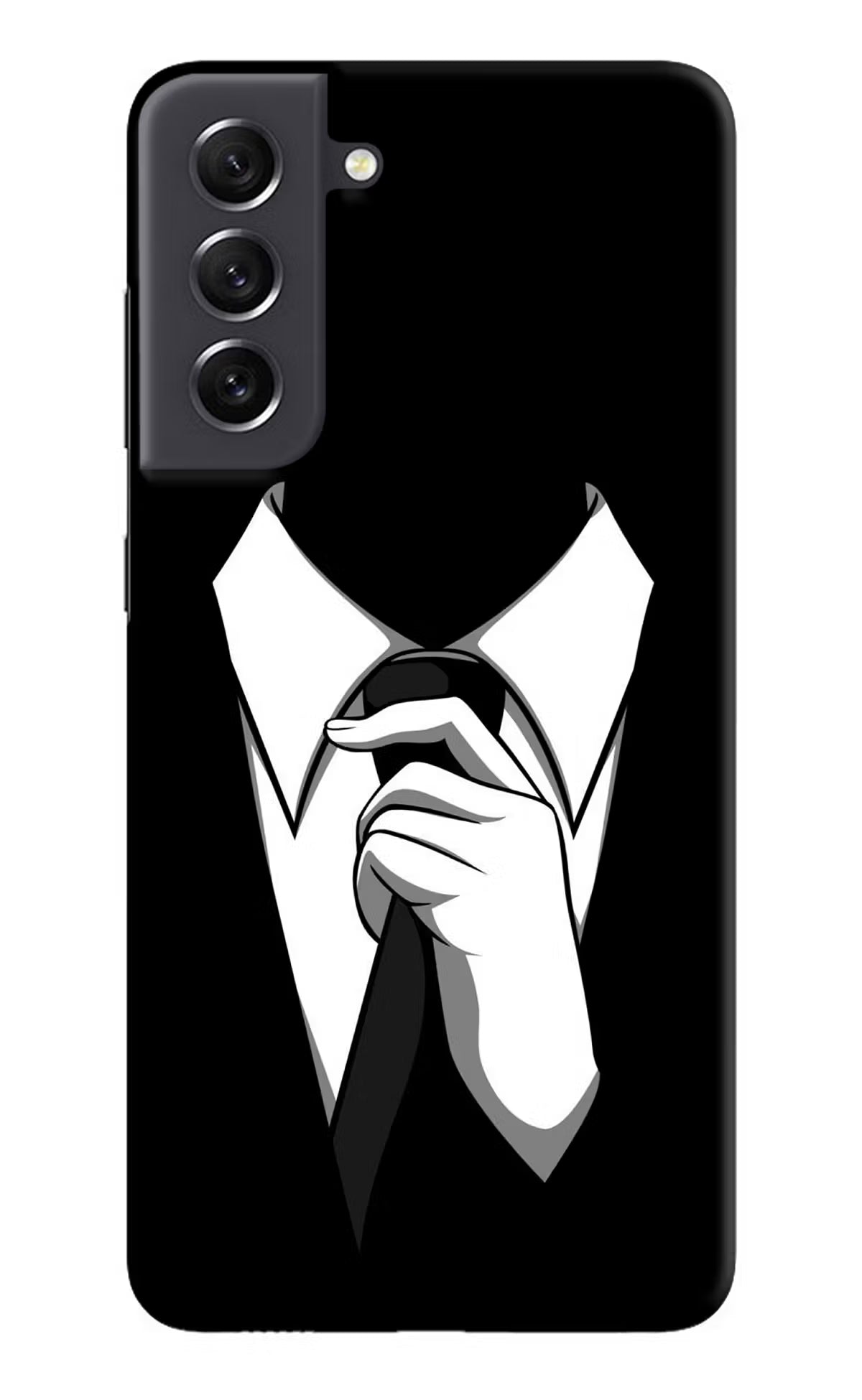 Black Tie Samsung S21 FE 5G Hard Case Back Cover by Casekaro