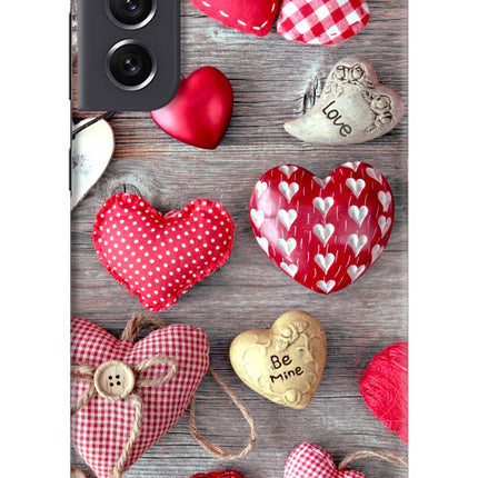 Love Wallpaper Samsung S21 FE 5G Hard Case Back Cover by Casekaro