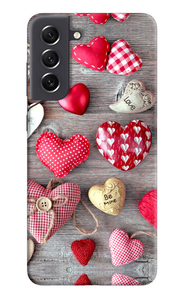 Love Wallpaper Samsung S21 FE 5G Hard Case Back Cover by Casekaro