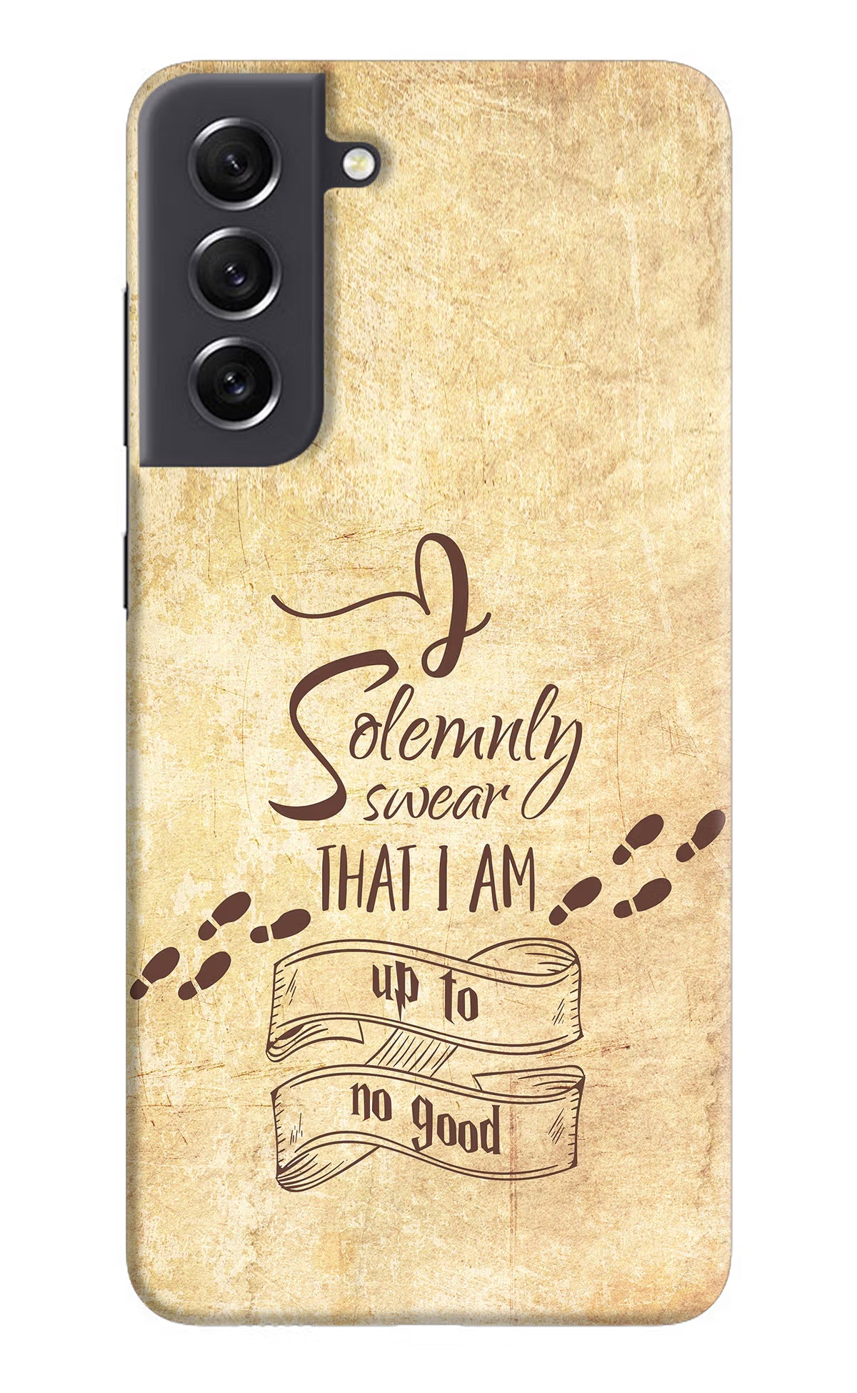 I Solemnly swear that i up to no good Samsung S21 FE 5G Hard Case Back Cover by Casekaro