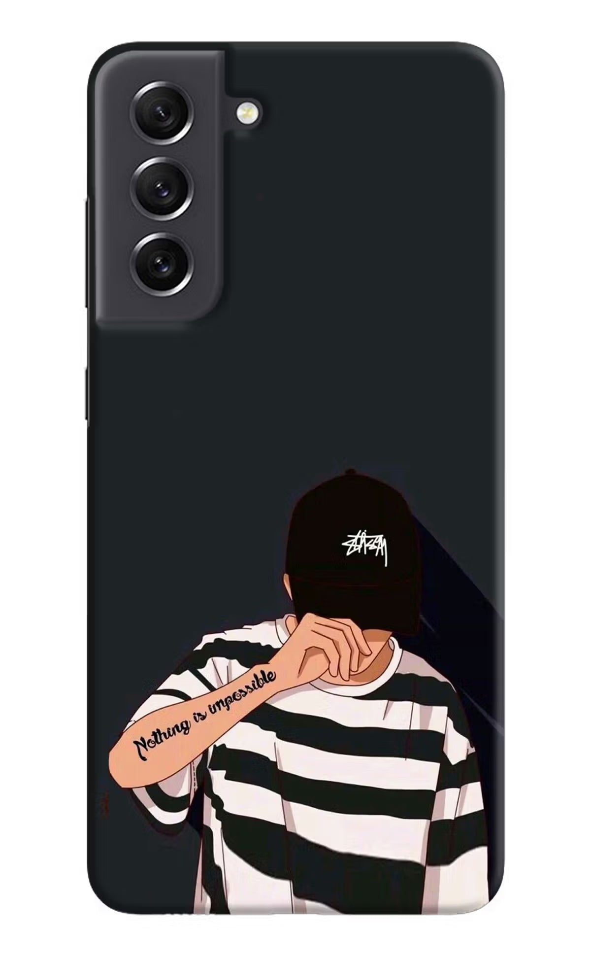 Aesthetic Boy Samsung S21 FE 5G Hard Case Back Cover by Casekaro