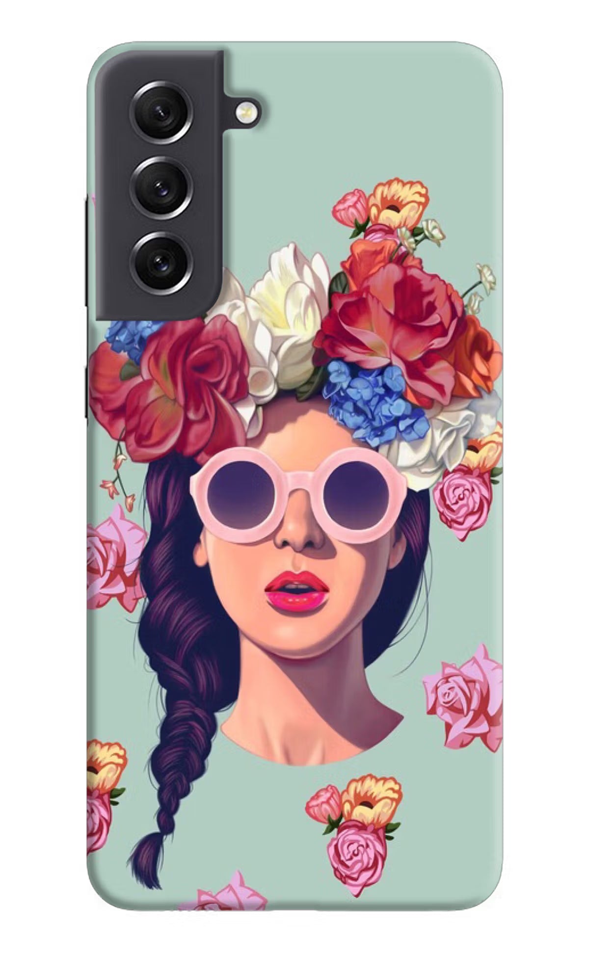 Pretty Girl Samsung S21 FE 5G Hard Case Back Cover by Casekaro