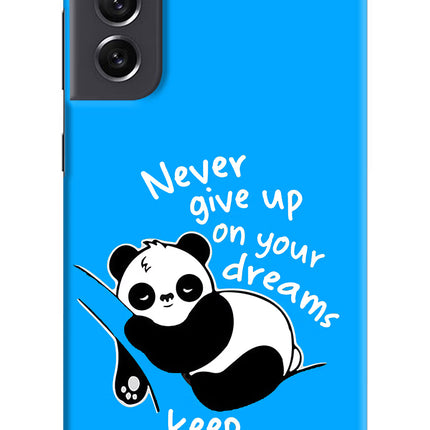 Keep Sleeping Samsung S21 FE 5G Hard Case Back Cover by Casekaro