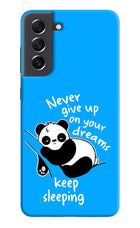 Keep Sleeping Samsung S21 FE 5G Hard Case Back Cover by Casekaro