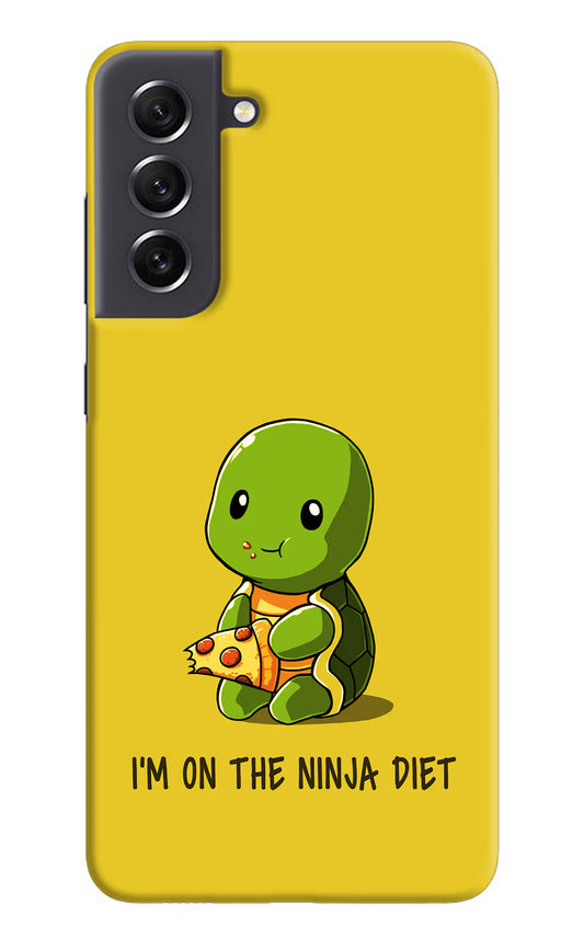 I'm on Ninja Diet Samsung S21 FE 5G Hard Case Back Cover by Casekaro