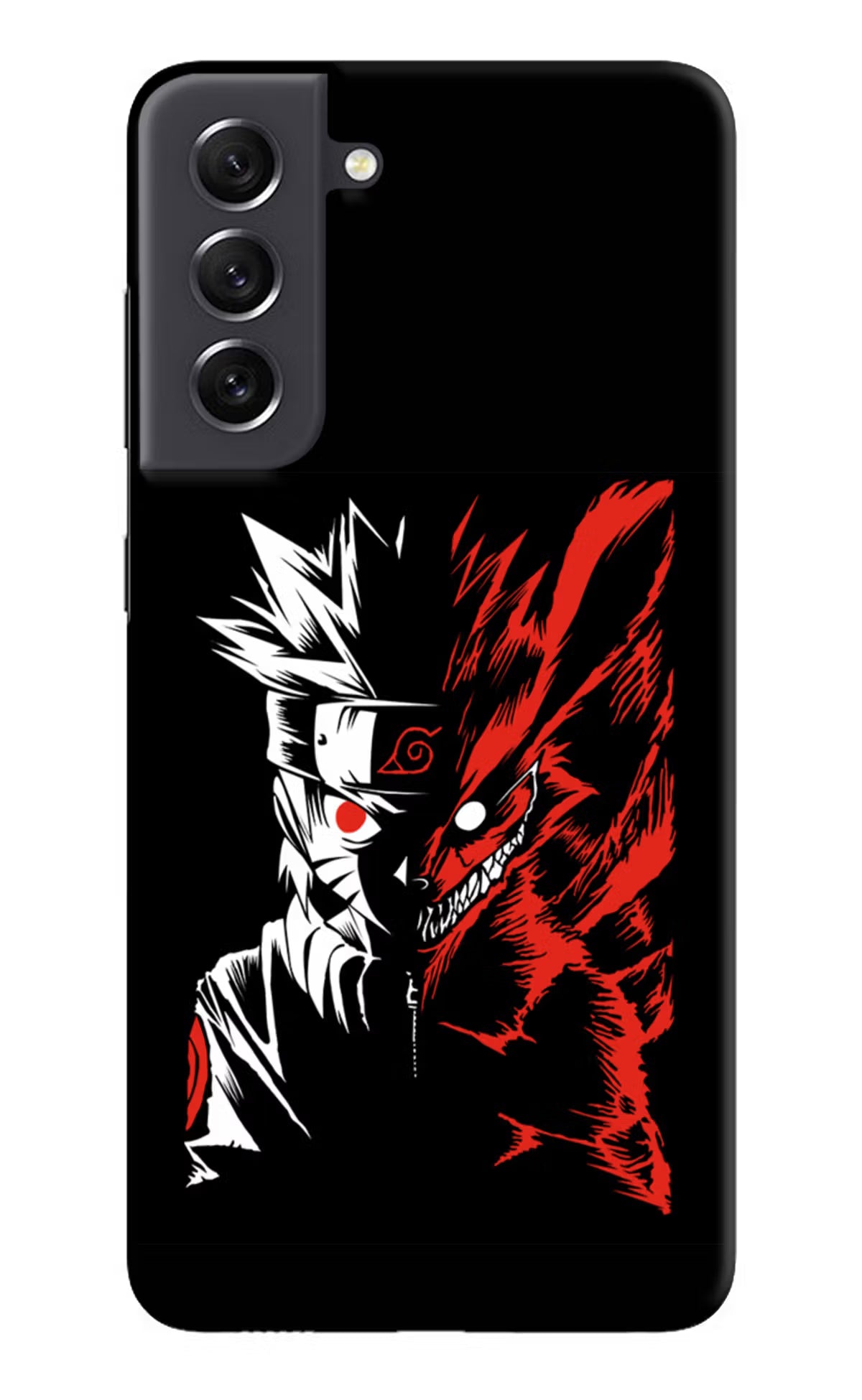 Naruto Two Face Samsung S21 FE 5G Hard Case Back Cover by Casekaro