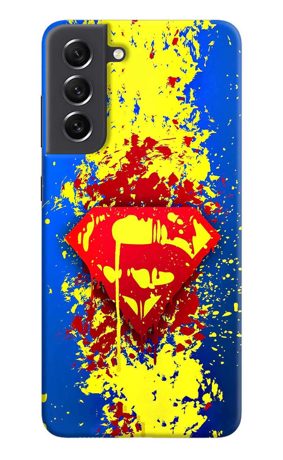 Superman logo Samsung S21 FE 5G Back Cover, Hard case