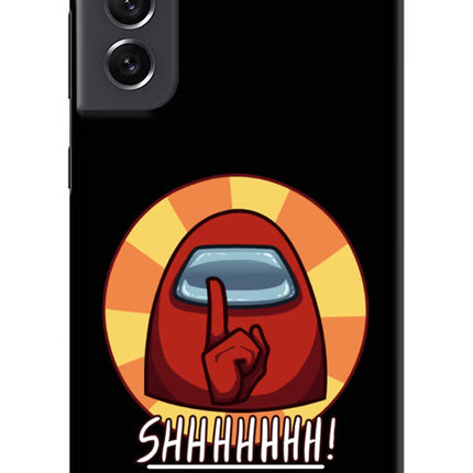 Among Us Shhh! Samsung S21 FE 5G Hard Case Back Cover by Casekaro