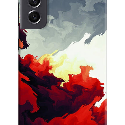 Fire Cloud Samsung S21 FE 5G Hard Case Back Cover by Casekaro