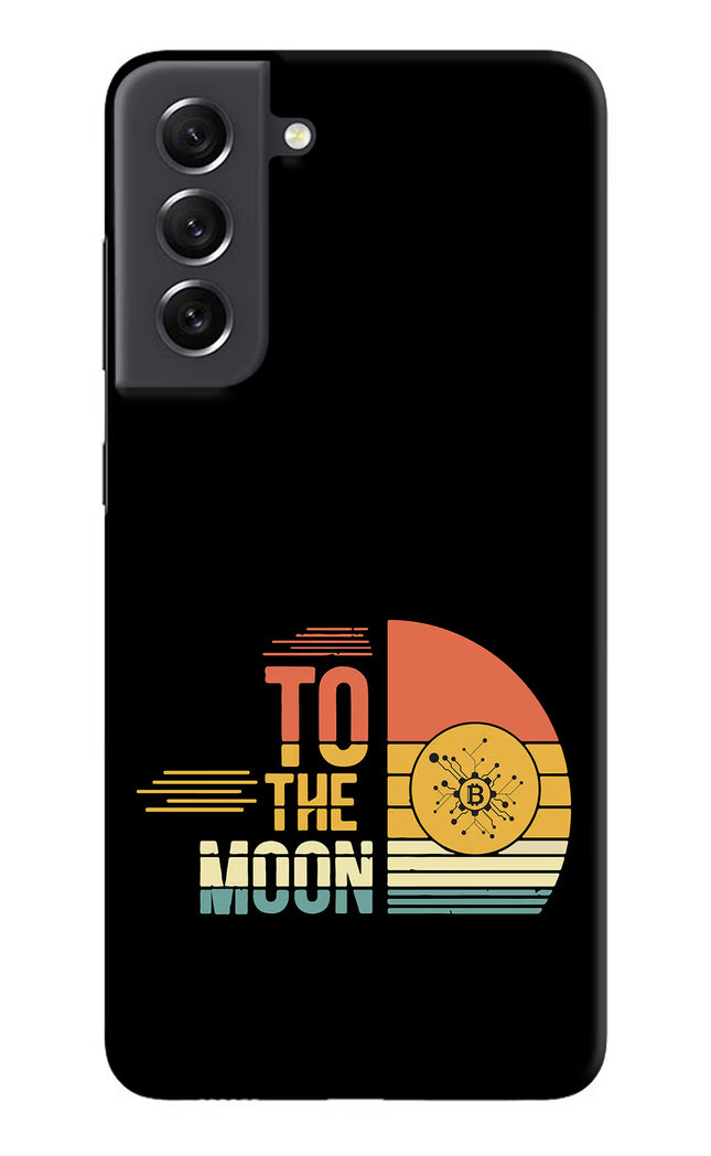 To the Moon Samsung S21 FE 5G Hard Case Back Cover by Casekaro