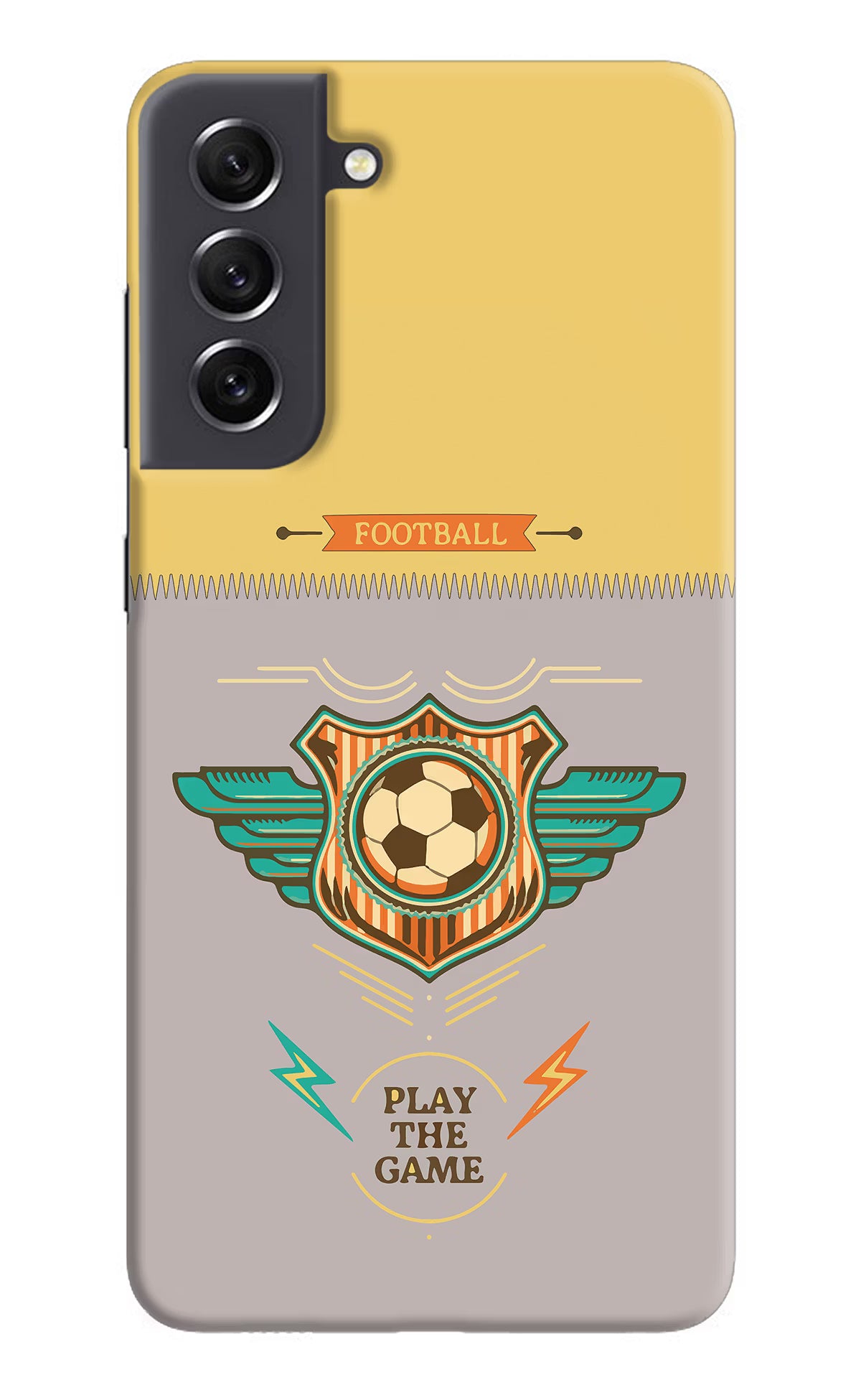 Football Samsung S21 FE 5G Hard Case Back Cover by Casekaro