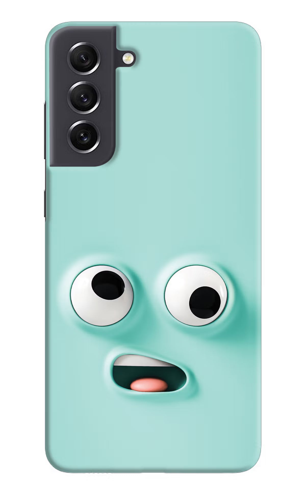 Funny Cartoon Samsung S21 FE 5G Hard Case Back Cover by Casekaro