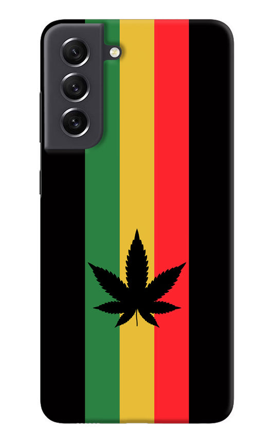 Weed Flag Samsung S21 FE 5G Hard Case Back Cover by Casekaro