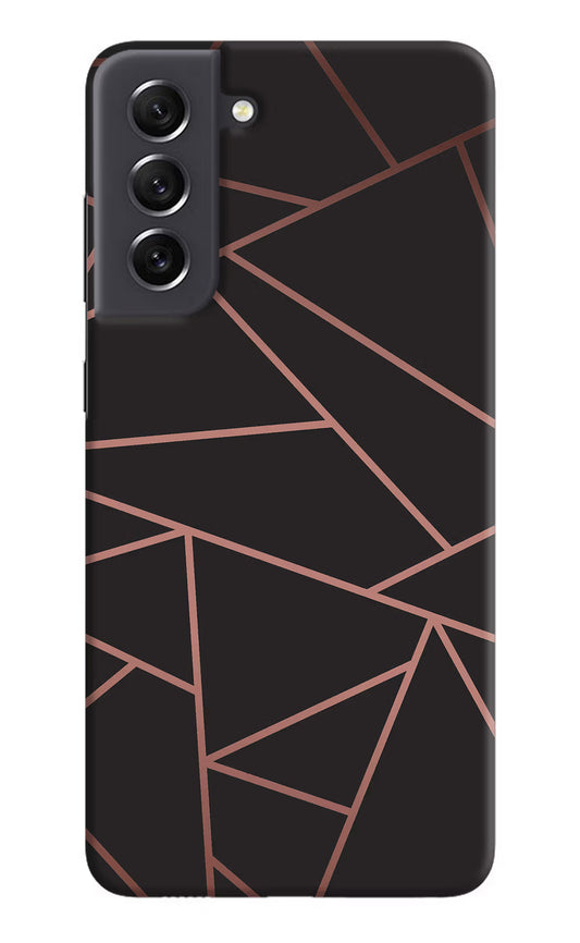 Geometric Pattern Samsung S21 FE 5G Hard Case Back Cover by Casekaro