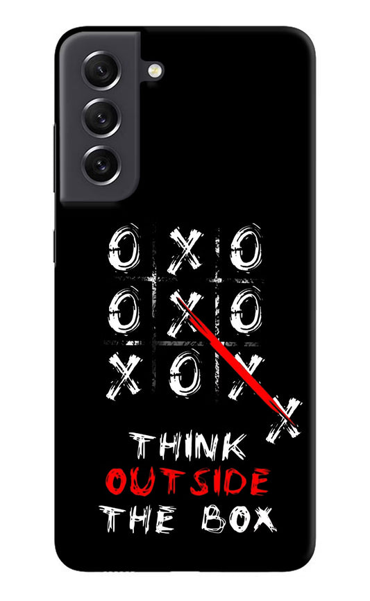 Think out of the BOX Samsung S21 FE 5G Hard Case Back Cover by Casekaro
