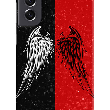 Wings Samsung S21 FE 5G Hard Case Back Cover by Casekaro