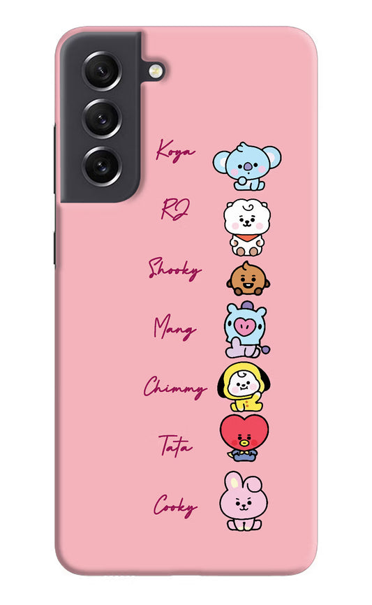 BTS names Samsung S21 FE 5G Hard Case Back Cover by Casekaro