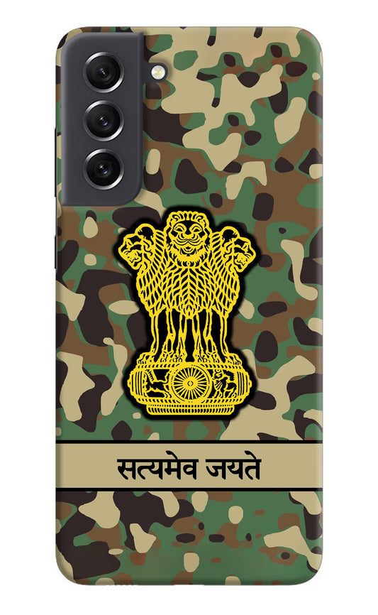 Satyamev Jayate Army Samsung S21 FE 5G Hard Case Back Cover by Casekaro