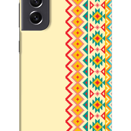 Ethnic Seamless Samsung S21 FE 5G Hard Case Back Cover by Casekaro