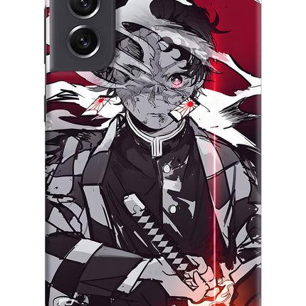 Demon Slayer Samsung S21 FE 5G Hard Case Back Cover by Casekaro
