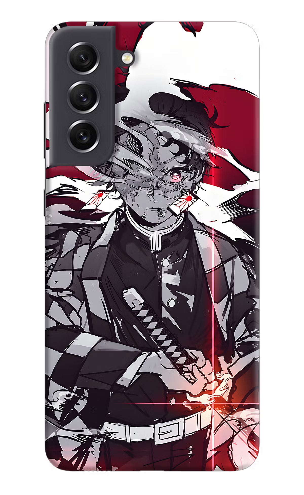 Demon Slayer Samsung S21 FE 5G Hard Case Back Cover by Casekaro