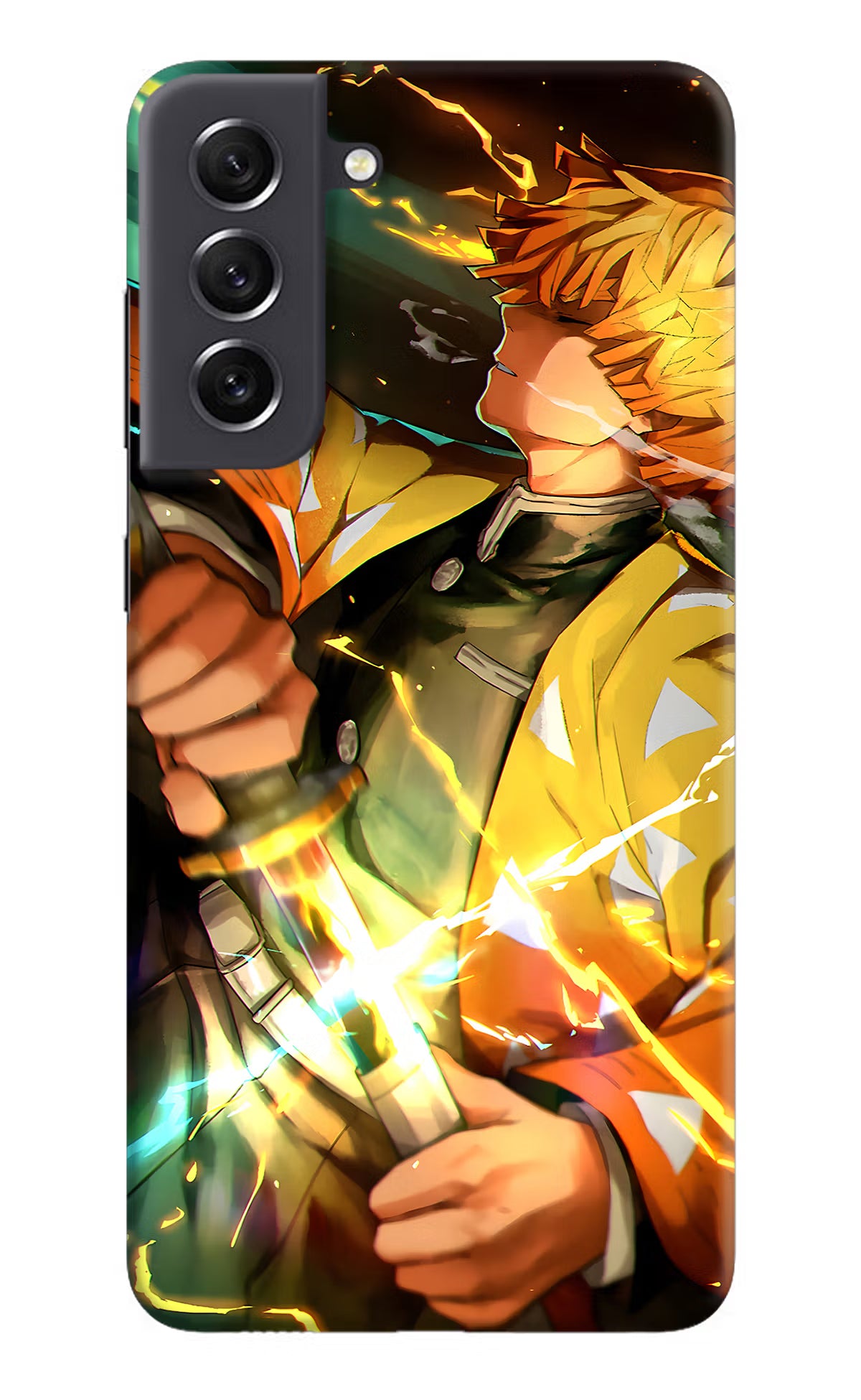 Demon Slayer Samsung S21 FE 5G Hard Case Back Cover by Casekaro