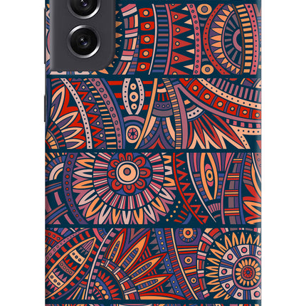 African Culture Design Samsung S21 FE 5G Hard Case Back Cover by Casekaro