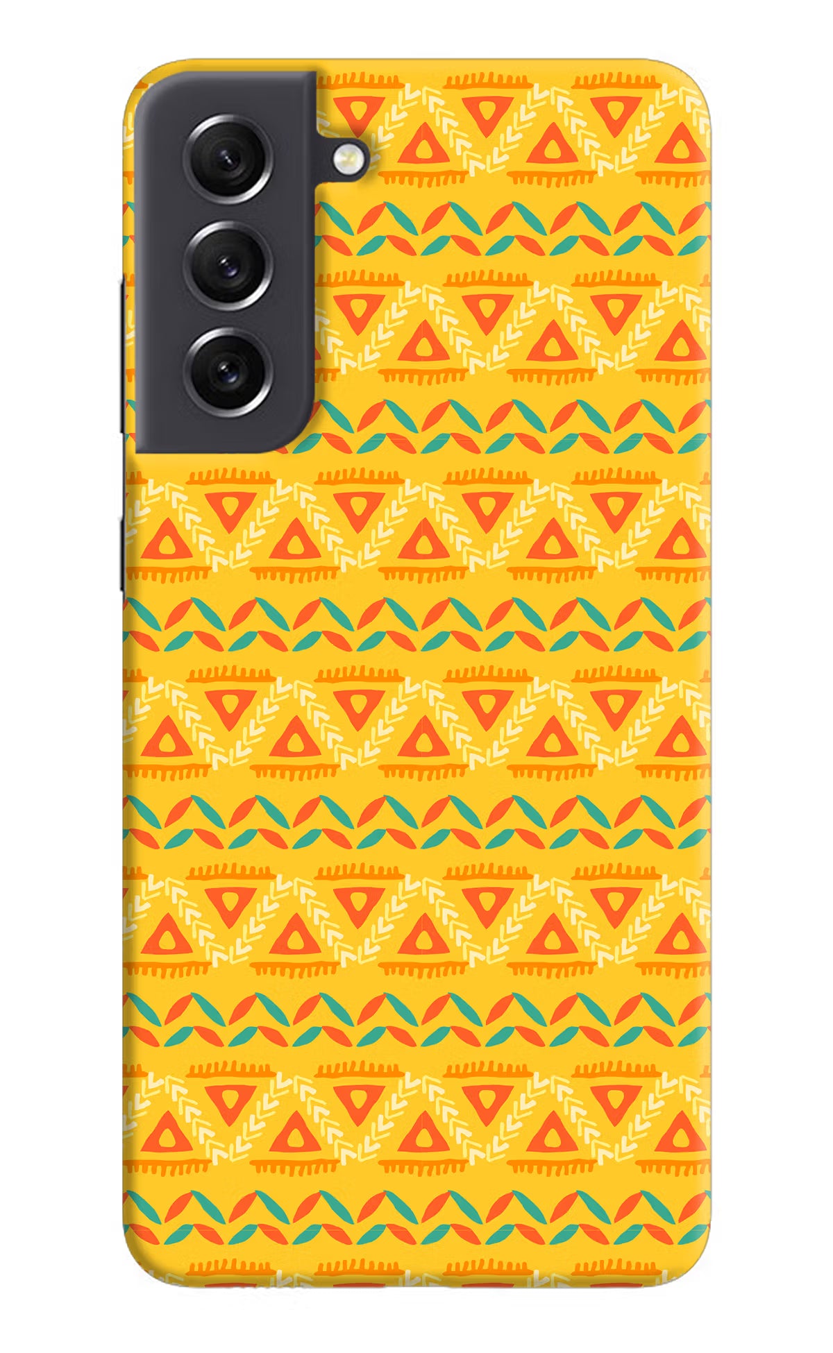 Tribal Pattern Samsung S21 FE 5G Hard Case Back Cover by Casekaro