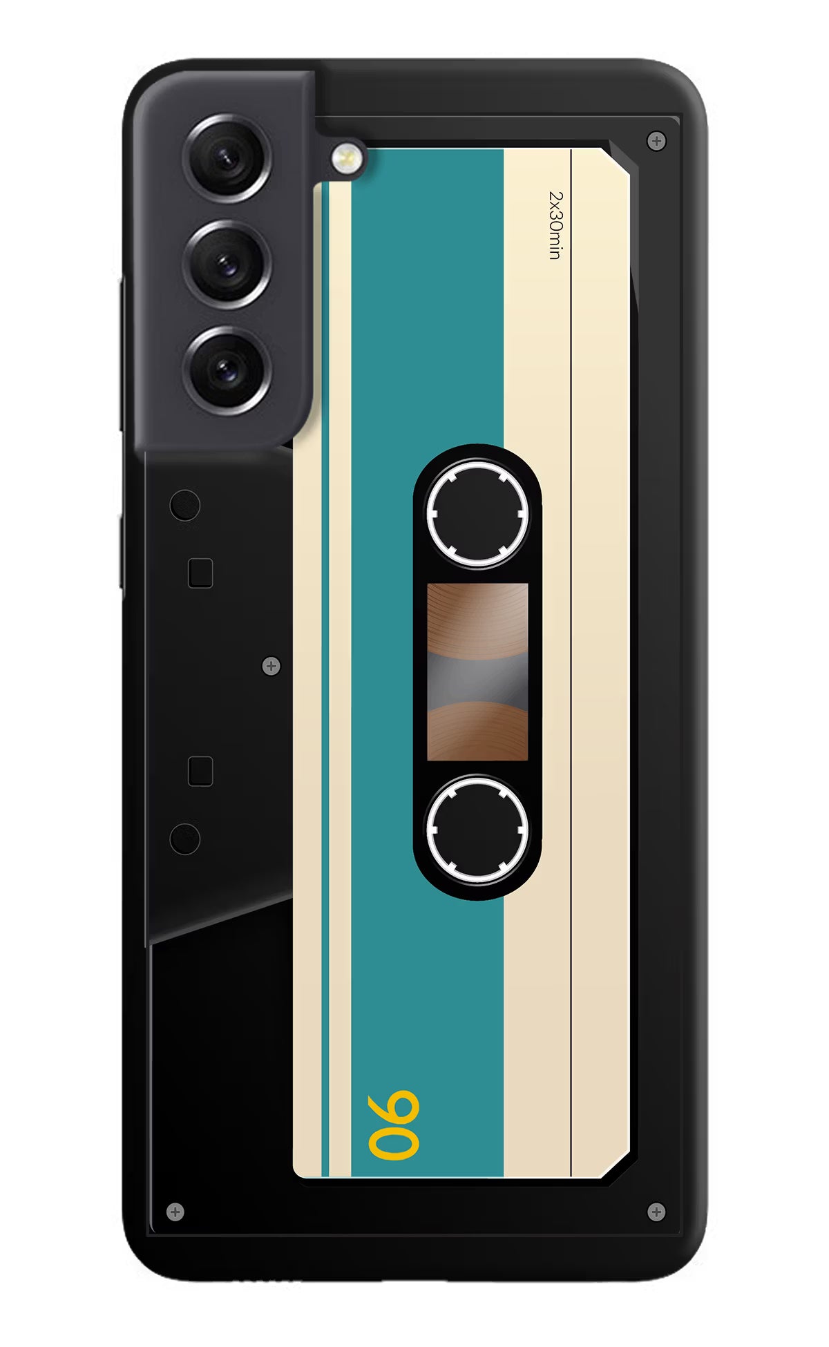 Cassette Samsung S21 FE 5G Hard Case Back Cover by Casekaro