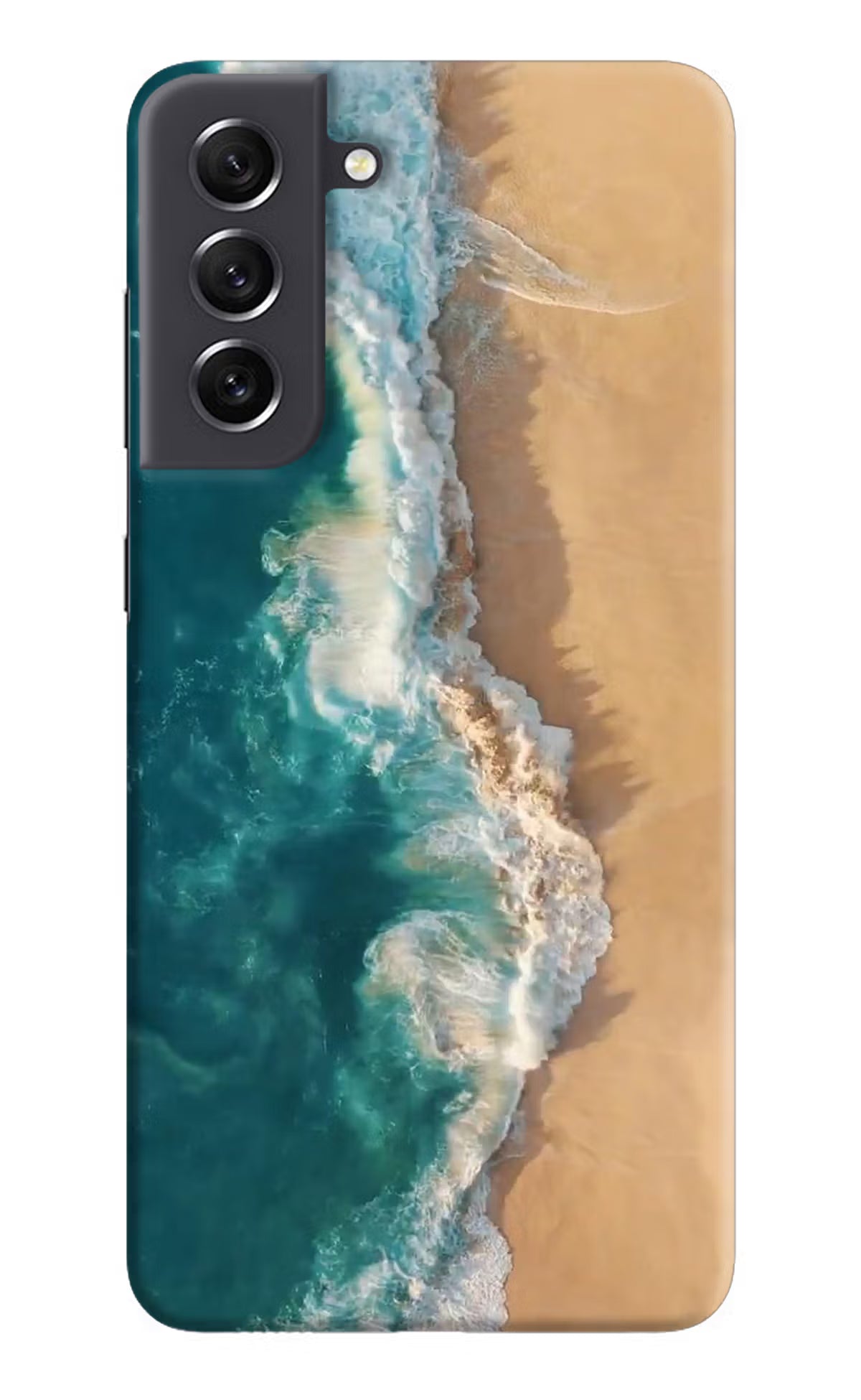 Ocean Beach Samsung S21 FE 5G Hard Case Back Cover by Casekaro