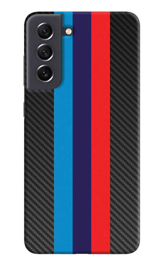BMW Stripes Pattern Samsung S21 FE 5G Hard Case Back Cover by Casekaro