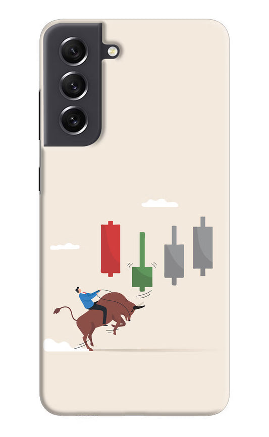 Bull Trading Momentum Samsung S21 FE 5G Hard Case Back Cover by Casekaro