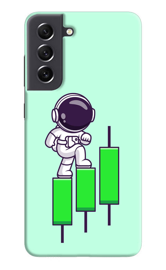 Astronaut Trader Samsung S21 FE 5G Hard Case Back Cover by Casekaro
