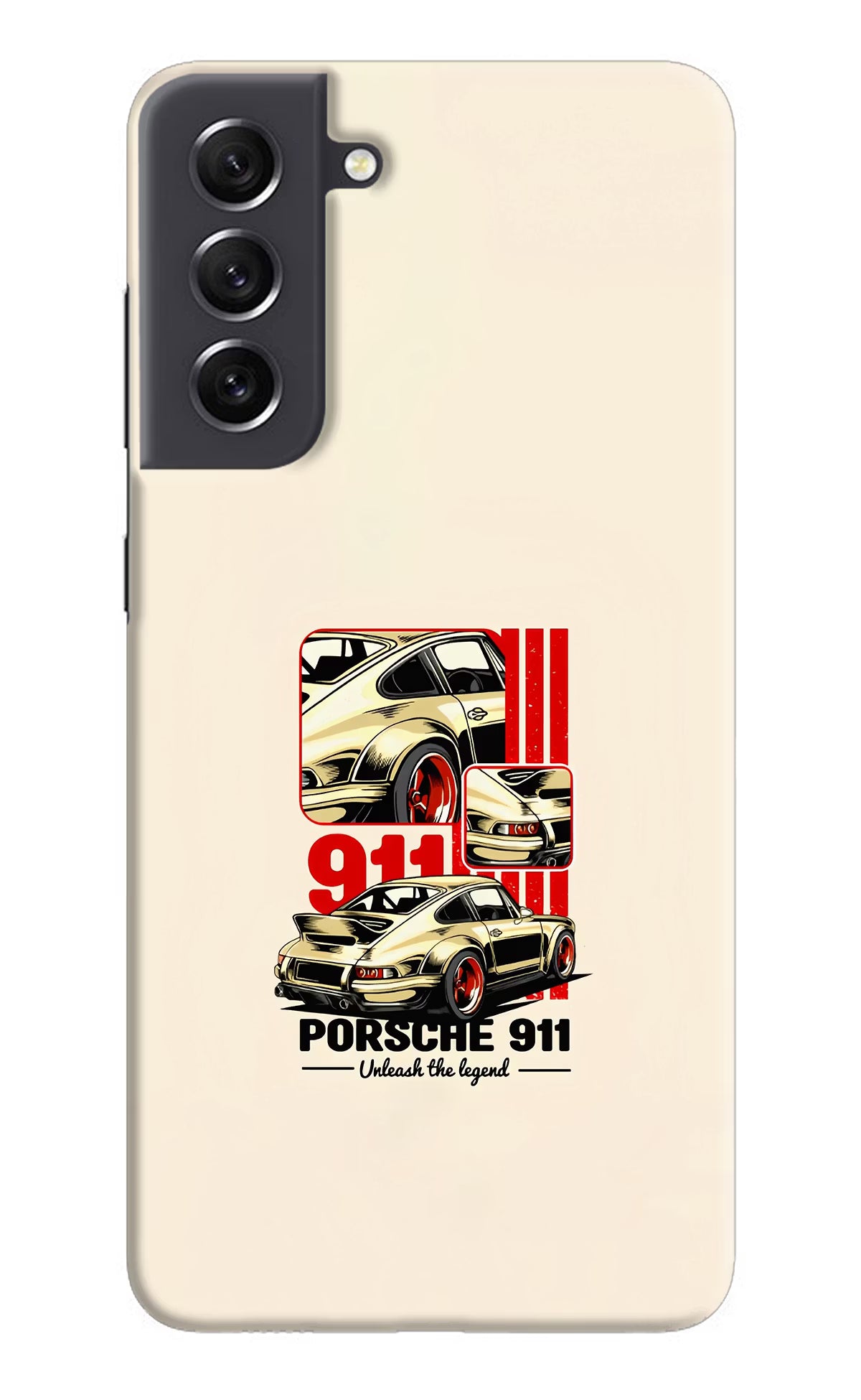 Classic Porsche 911 Samsung S21 FE 5G Hard Case Back Cover by Casekaro