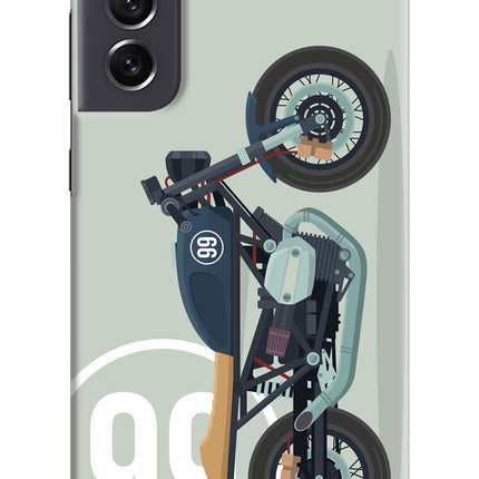 Classic Cafe Racer 99 Samsung S21 FE 5G Hard Case Back Cover by Casekaro