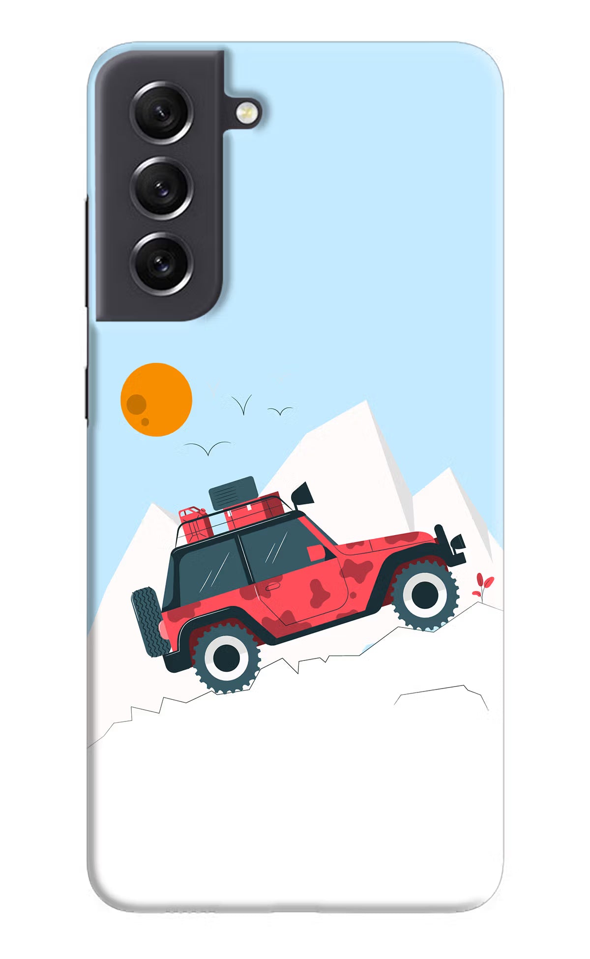 Mountain Trail Beast Samsung S21 FE 5G Hard Case Back Cover by Casekaro